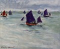 Barcos de pesca frente a Pourville Claude Monet